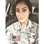 Military Girl Alysia Selfies