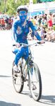 Blue Girl Naked In Public - Fremont Solstice Parade