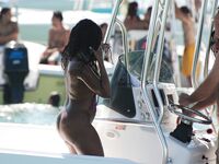 Hot Body Naked On a Boat