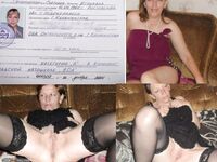 collages of photos of Russian mature Svetlana