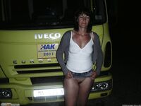 amateur wife дoves to pose while traveling to different places