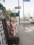 Slut Bridget Wells nude in public