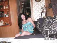 Amateur wife Liza posing at home