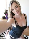 Sexy selfies from seductive amateur blonde MILF