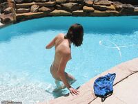 Amateur wife naked at pool
