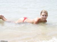 Blond amateur wife at summer vacation 6