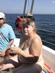 Chubby slut dee on boat