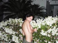 Brunette amateur wife at summer vacation 2