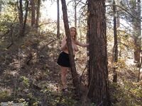 Mature mom naked at forest