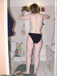 Mature amateur wife at shower