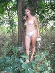 Amateur wife posing naked outdoor 3