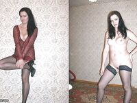 Dressed and undressed amateur beauties 2