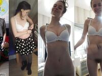 Hairy bohemian teen girlfriend sucks cock and shows cunt