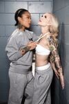 Honey Gold Fucks Adorable Blonde Girl In The Prison Cell photos (Alex Grey)