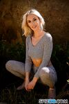 Adorable Blonde Babe Gives A Great Head And Fucks Outdoors photos (Sky Pierce)