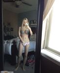 sweet amateur blond girlfriend selfies