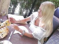 Russian amateur blonde wife Svetlana