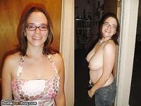 Dressed and undressed MILFs 3