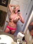 Sexy amateur blonde MILF with fake tits