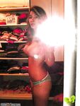 Hot latina teen takes mirror selfies