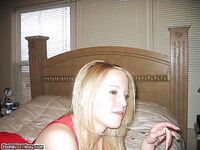 Sexy blonde cheerleader teen GF from New Mexico