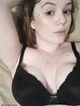 Huge tits and pierced nipples on curvy teen GF