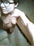 Nerdy amateur teen nude selfies
