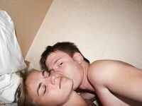 Boyfriend enjoys eating hairy teen pussy