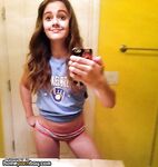 Small tit teen GF Olivia's selfies