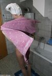 My wife naked in bathroom
