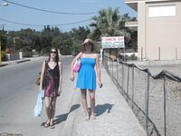 Two amateur moms at vacation