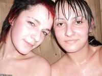 Two russian GFs at sauna 2