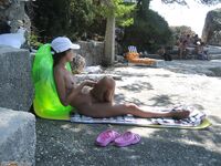 Amateur couple at vacation 12