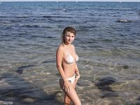 russian amateur candid girl in bikini