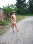 Russian amateur GF nude outdoors