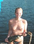 Cute amateur girl nude outdoors