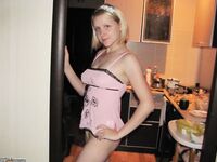 Cute amateur girl at home