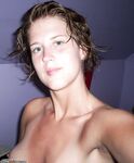 Young wife posing naked