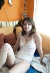 Teenage amateur girl nude at home
