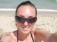 Amateur girl sunbathing topless 3