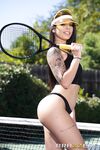 Tattooed Tennis Babe Gina Valentina Gets Boned Outdoors photos (Xander Corvus)