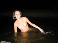 Hot babes swimming