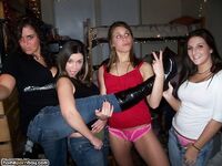 Lusty college chicks partying