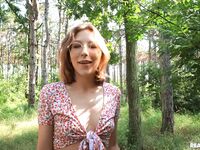 Young Slut With Glasses Gets Fucked In The Woods photos (Julialexxx)