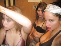 Four hotties posing nude