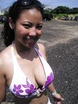 Big Tits On This Beautiful Beachloving Asian Teen