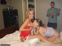 Threesome With Two Blondes Lucky Guy