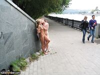 Street Nudist On The Street