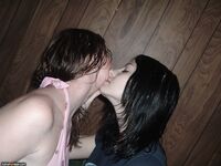 Cute Lesbians Grinding Against Each Other