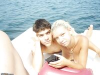 Young amateur couple at vacation 6